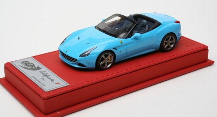 1/43 BBR Ferrari California T baby blue, Spider - 【MR BBR MakeUp