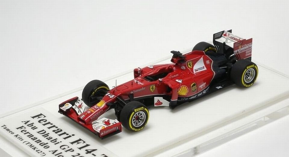 FERRARI F14-T ABU DHABI GP 2014 FERNANDO ALONSO TAMEO KIT 1/43 - 【MR BBR  MakeUp LOOKSMART D&Gなどのミニカー専門店】 ヴェルデ