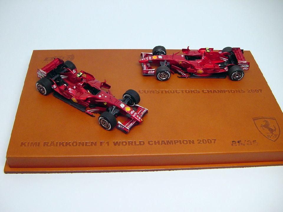 1/43 BBR Ferrari F2007 World Champion Set - 【MR BBR MakeUp LOOKSMART  D&Gなどのミニカー専門店】 ヴェルデ