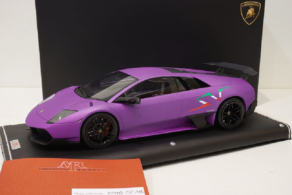 1/18 MR Lamborghini Murcielago LP670-4 SV Matt Purple - 【MR BBR MakeUp  LOOKSMART D&Gなどのミニカー専門店】 ヴェルデ