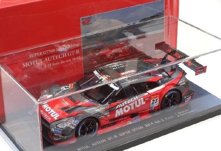 一部予約！】 1/18 エブロ Motul 2014 GT-R Autech ミニカー