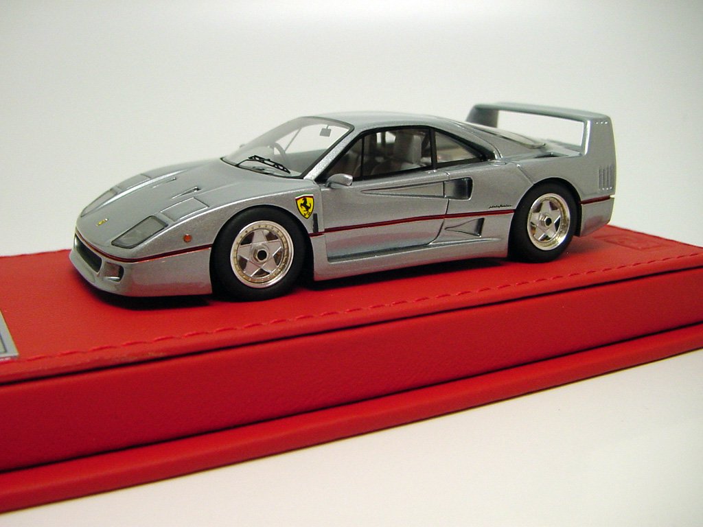 1/43 BBR Ferrari F40 Sultan of Brunei 1988 Dark Silver RHD - 【MR BBR MakeUp  LOOKSMART D&Gなどのミニカー専門店】 ヴェルデ