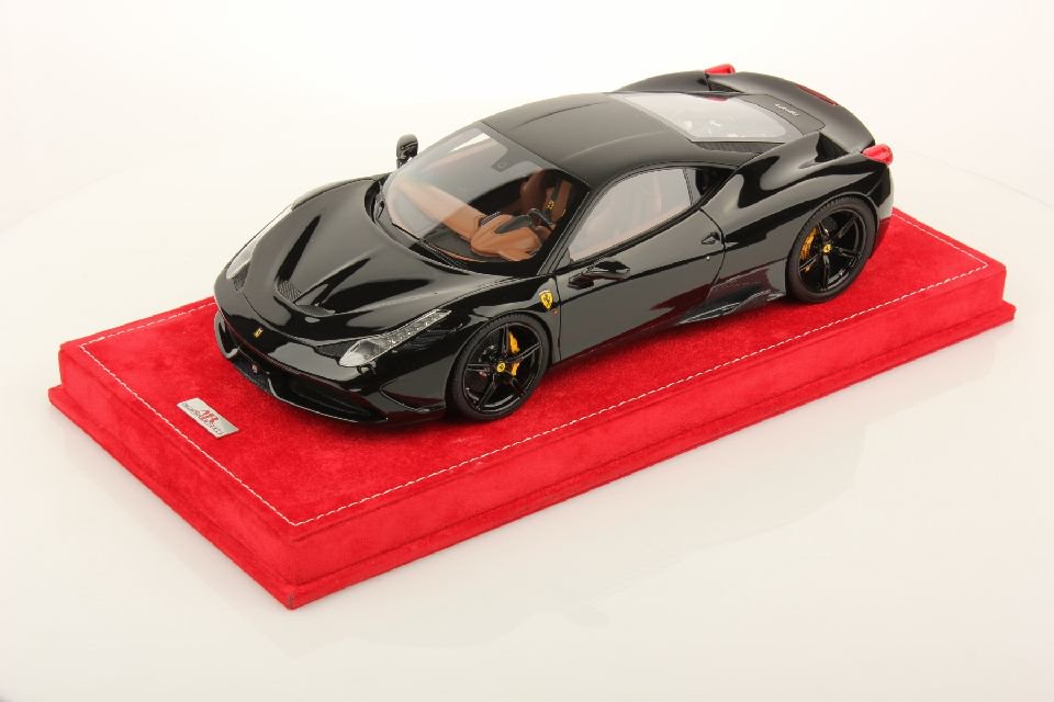 1/18 MR Ferrari 458 Speciale Nero DS / Matt Black - 【MR BBR 