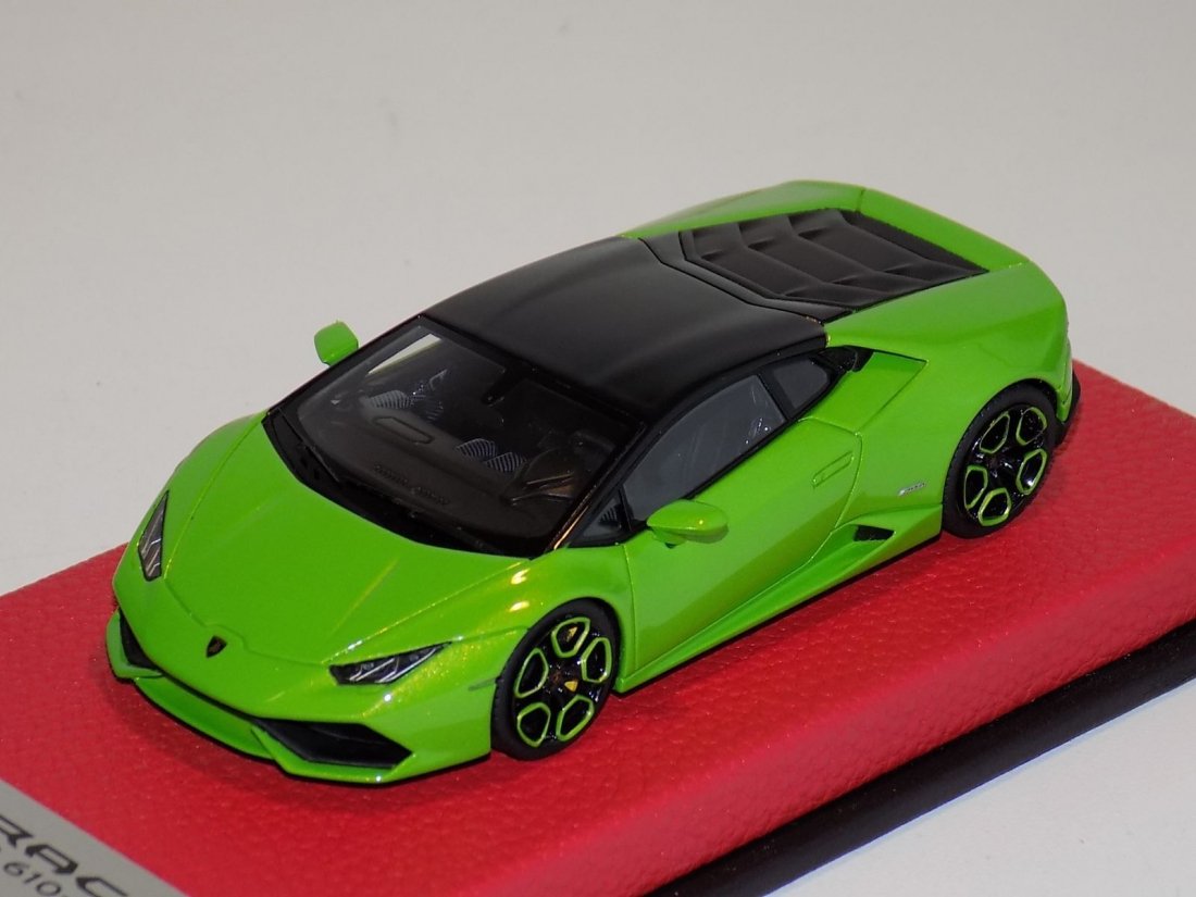 1/43 Looksmart Lamborghini Huracan LP 610-4 in Verde Mantis Special Edition  - 【MR BBR MakeUp LOOKSMART D&Gなどのミニカー専門店】 ヴェルデ