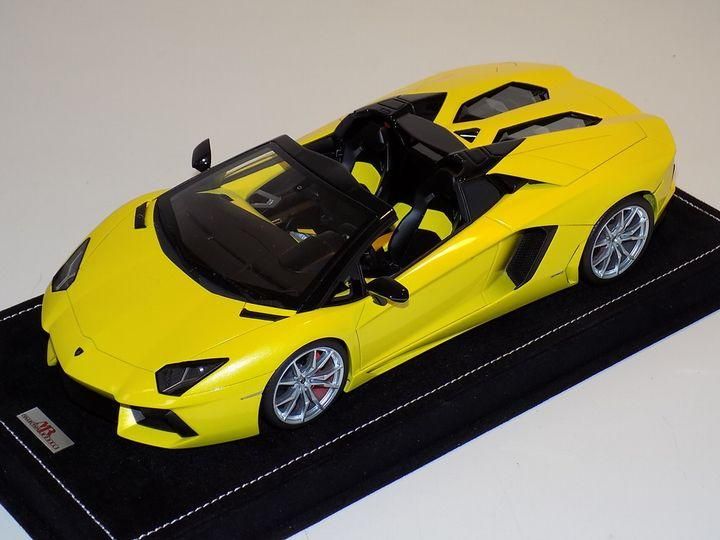 1/18 MR Lamborghini Aventador Roadster LP700 Tenerif Yellow - 【MR