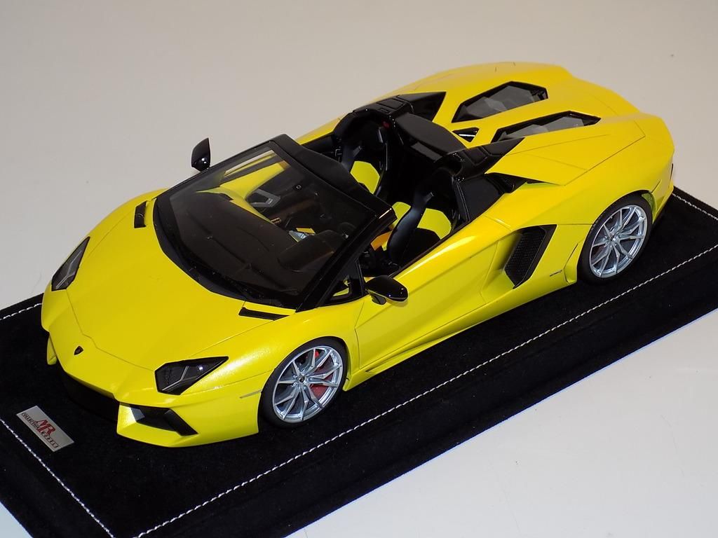 1/18 MR Lamborghini Aventador Roadster LP700 Tenerif Yellow - 【MR