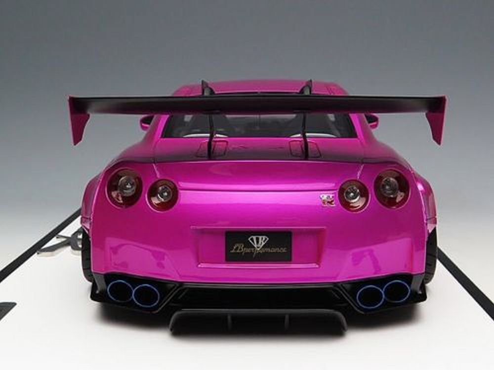 1/18 Makeup Nissan R35 GT-R LB Liberty Works Pink Flash - 【MR BBR MakeUp  LOOKSMART D&Gなどのミニカー専門店】 ヴェルデ