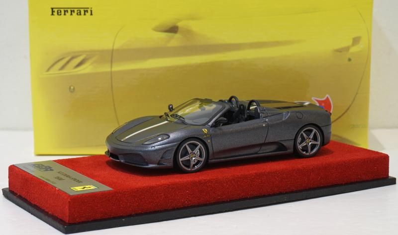 1/43 BBR Ferrari 430 Scuderia Spider 16M Matt Grey Leather Base - 【MR BBR  MakeUp LOOKSMART D&Gなどのミニカー専門店】 ヴェルデ