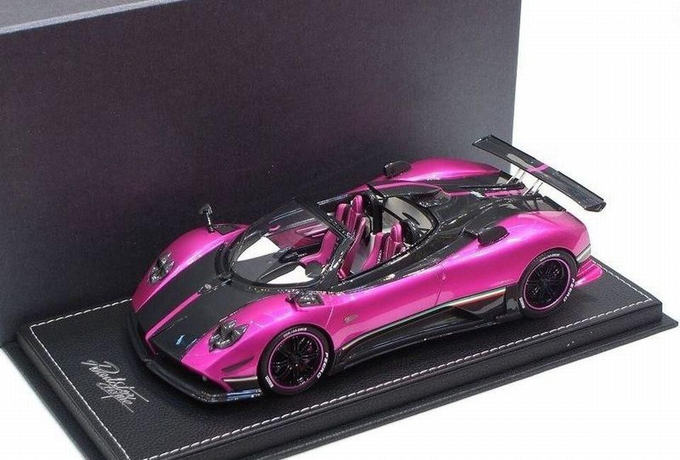1/18 PEAKO PAGANI ZONDA CINQUE ROADSTER PINK FLASH - 【MR BBR