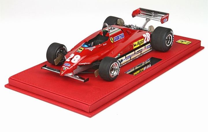 1/18 BBR Ferrari 126C2 G.P.San Marino 1982 D. Pironi - 【MR BBR MakeUp  LOOKSMART D&Gなどのミニカー専門店】 ヴェルデ