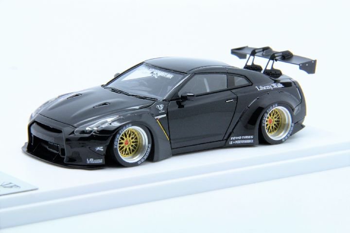 1/43 MakeUp Liberty Walk LB R35 GTR Black BBS LM Wheel - 【MR BBR MakeUp  LOOKSMART D&Gなどのミニカー専門店】 ヴェルデ