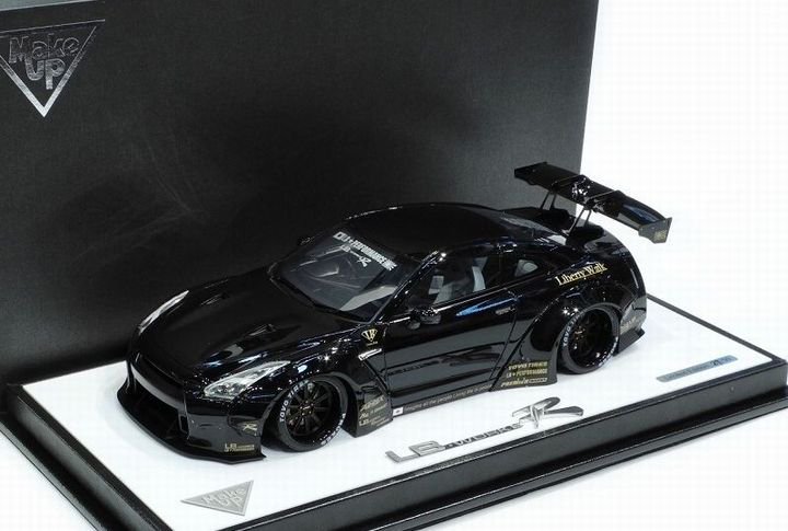 1/18 MakeUp Liberty Walk LB R35 GTR Black GT Wing - 【MR BBR MakeUp  LOOKSMART D&Gなどのミニカー専門店】 ヴェルデ