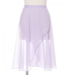 バレエ巻きスカート│ラベンダー（薄紫）の大人用ロングバレエスカートのバレエ用品通販