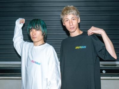 EGG BRAIN GRADATION TEE -Long Sleeve- - PINEFIELDS Online Shop
