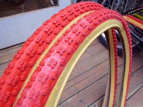Blue/ Gum Wall bike tire Comp 3 Vintage Tread Red 1-Duro 20"x1.75" BMX Black 