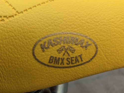 KASHIMAX Diamond Stitch Seat ( vintage style ) “ YELLOW “ 入荷！在庫あり！ -  SCREAMIN'WHEELS Superstore