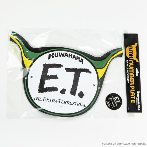 KUWAHARA / 「E.T.」 OLD SCHOOL NUMBER PLATE ! SOLD OUT 