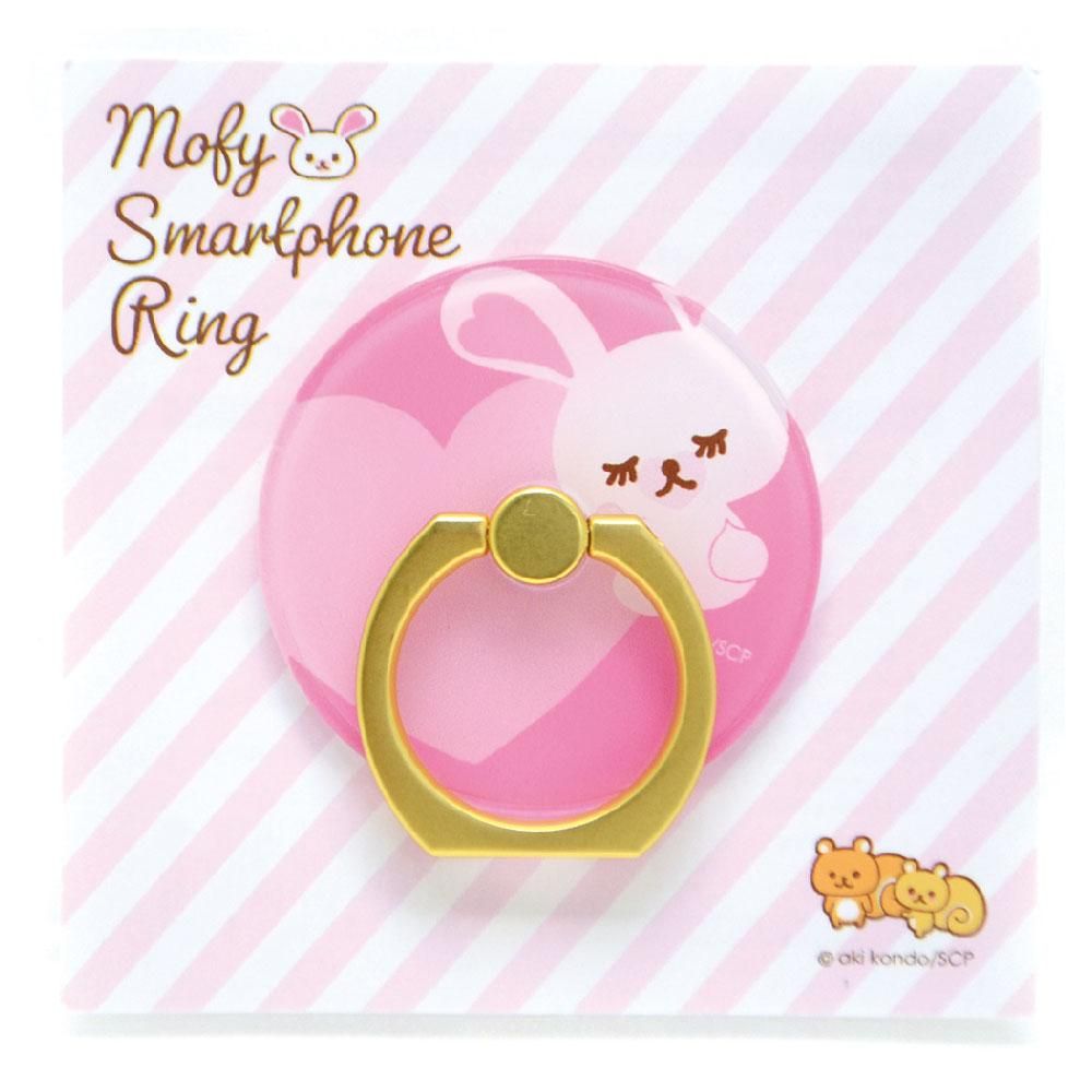 キィ　うさぎちゃんスマホリング Amazon.co.jp: USAGI ONLINE × foxy illustrations スマホリング