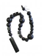 【完売/予約終了】『BLESS』N°26 Cable jewellery／Multiplug wood (ブラック)