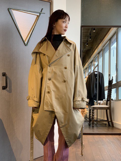 ANREALAGE PRISM LAYERED TRENCH COAT 38 | www.darquer.fr