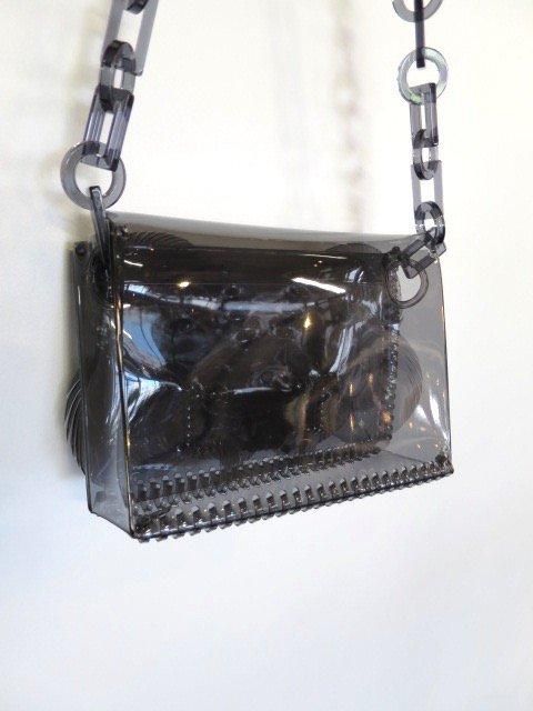 Mame マメ Vinyl Chloride Mini Chain Bag - ショルダーバッグ