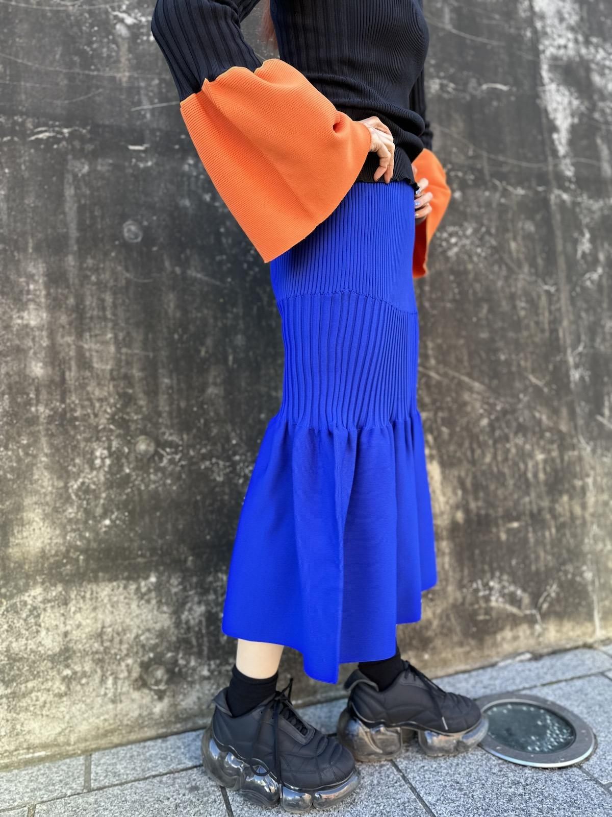 ✳︎ほぼ未使用✳︎ CFCL FLUTED SKIRT 切替ニットスカート ...