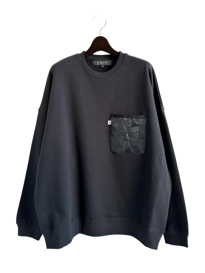 『ANREALAGE』PATCHWORK POCKET SWEAT PULLOVER
