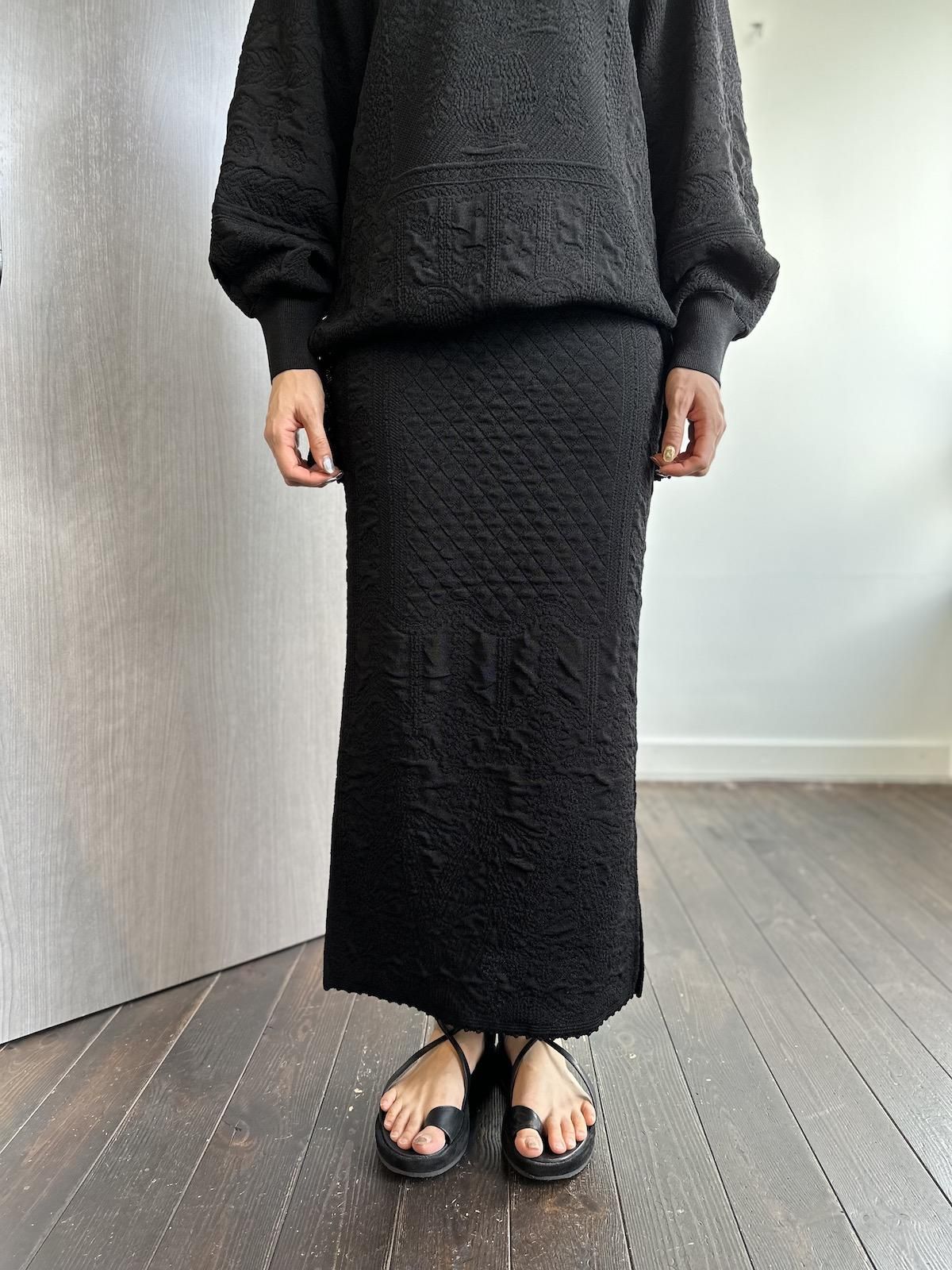 mame kurogouchi Wrapping Knit Skirt - helping-family.org