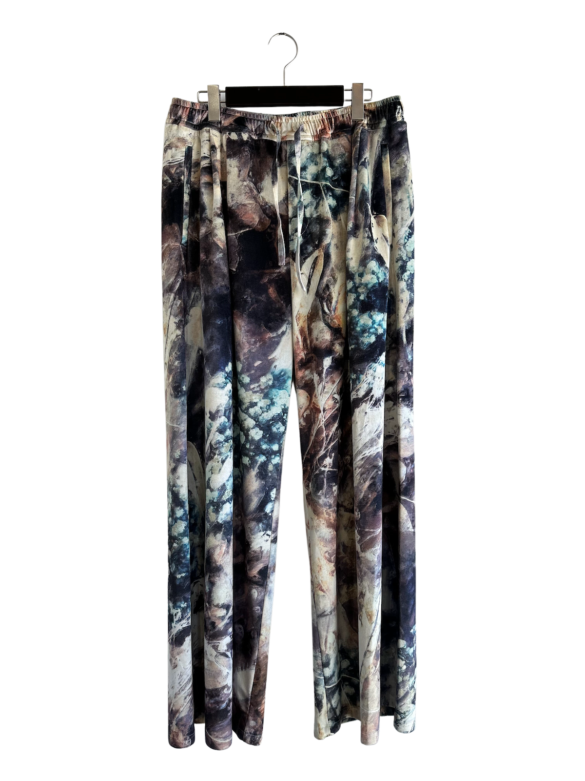 TAAKK PAINTED VELVET TROUSERS - その他