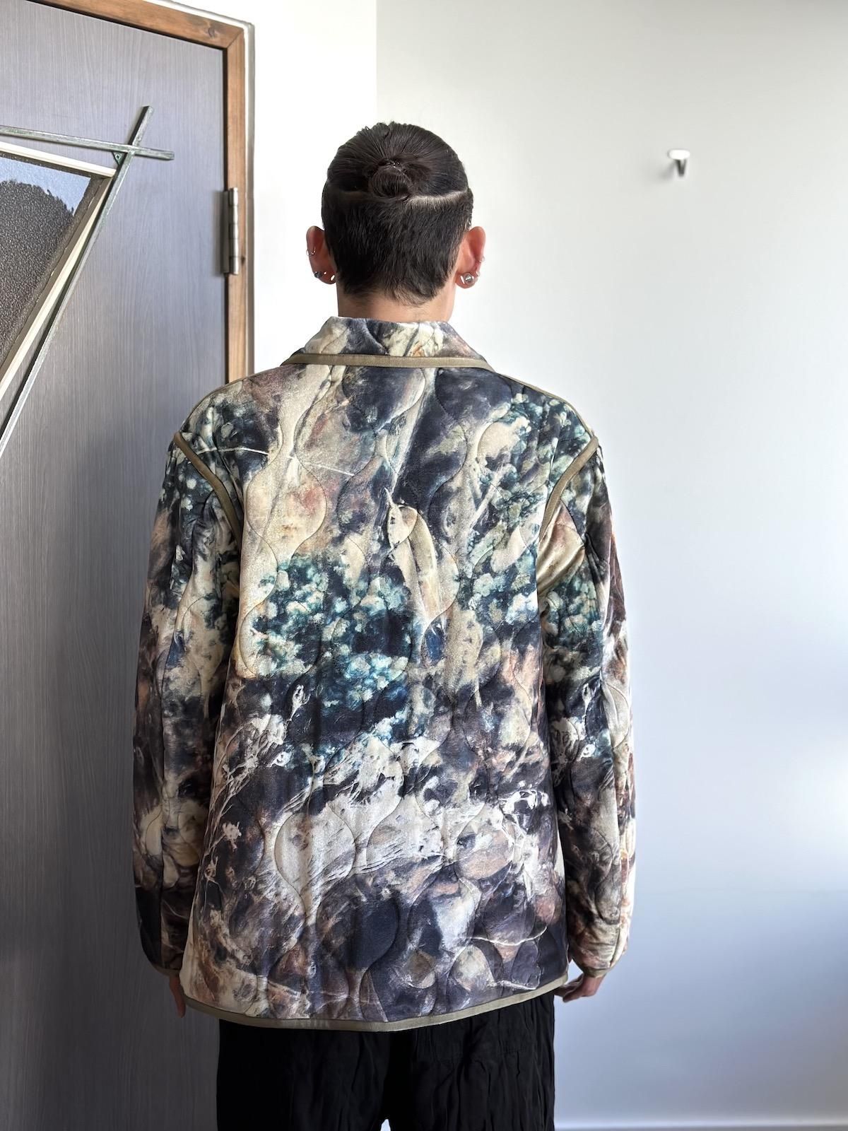 【定価63800円】taakk カモフラージュ　ブルゾン　アウター　M-Lサイズ TAAKK（ターク）の「TAAKK : LONG THREAD CAMOUFLAGE BLOUSON
