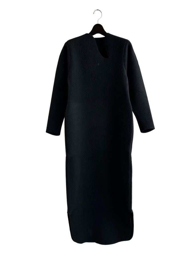 Mame Kurogouchi٥륫ߥ˥åȥɥ쥹Wool Cashmere Frilled Knitted Dress