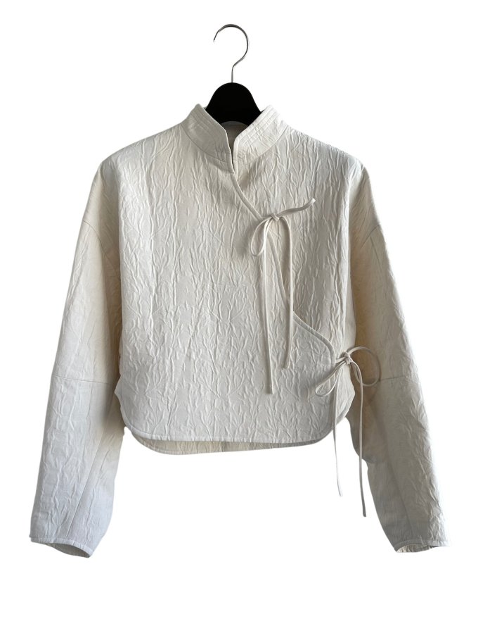 『Mame Kurogouchi』Unlevel Dyeing Short Jacket (ホワイト)