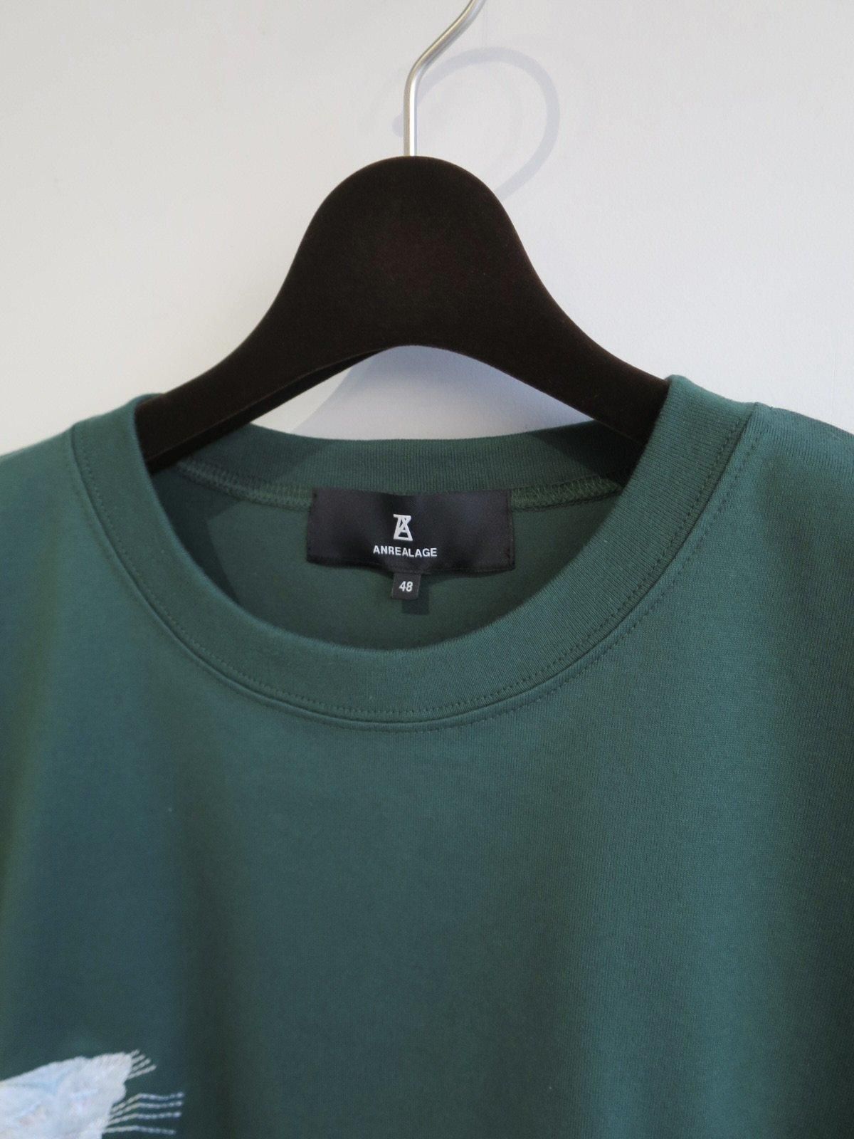 新品 定価25300円 アンリアレイジ 24ss 太陽光 紫外線 変色 刺繍 T ANREALAGE(アンリアレイジ)の通販 - Seltie セルティ
