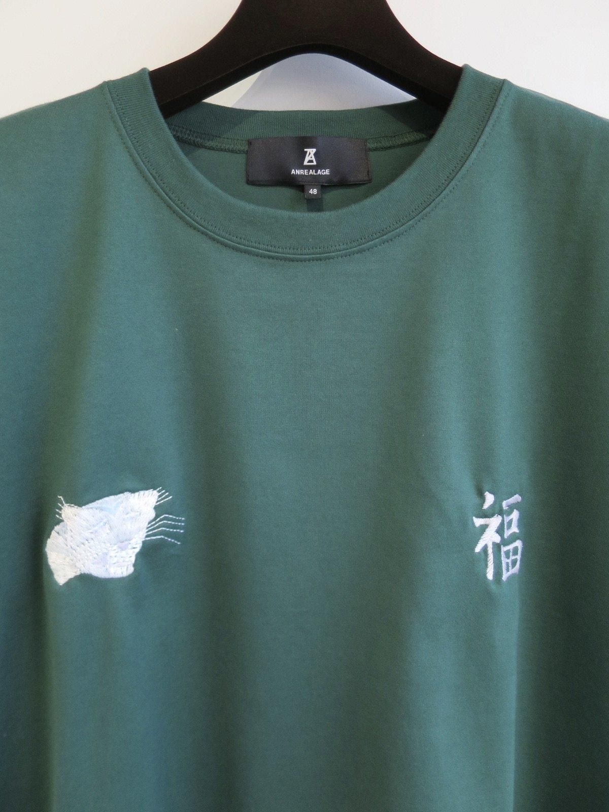 新品 定価25300円 アンリアレイジ 24ss 太陽光 紫外線 変色 刺繍 T ANREALAGE(アンリアレイジ)の通販 - Seltie セルティ