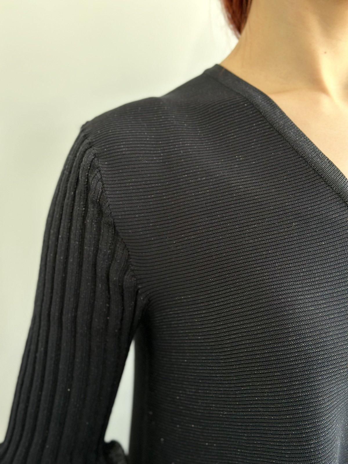 CFCLトップス RIB METAL HIGHNECK TOP