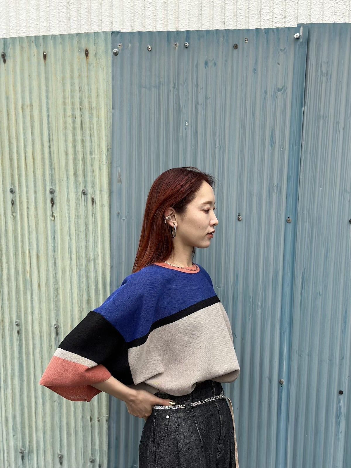 カットソー GARTER MOCKNECK LONG
