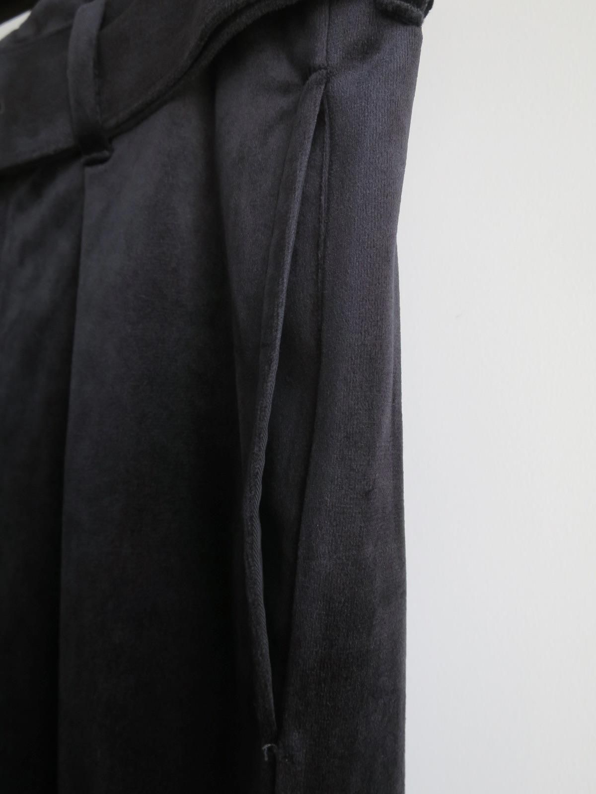 TAAKK ターク　パンツ　コーティング　ベロア　ベルベット　レザー　ブラック TAAKK(ターク)の通販 - Seltie セルティ