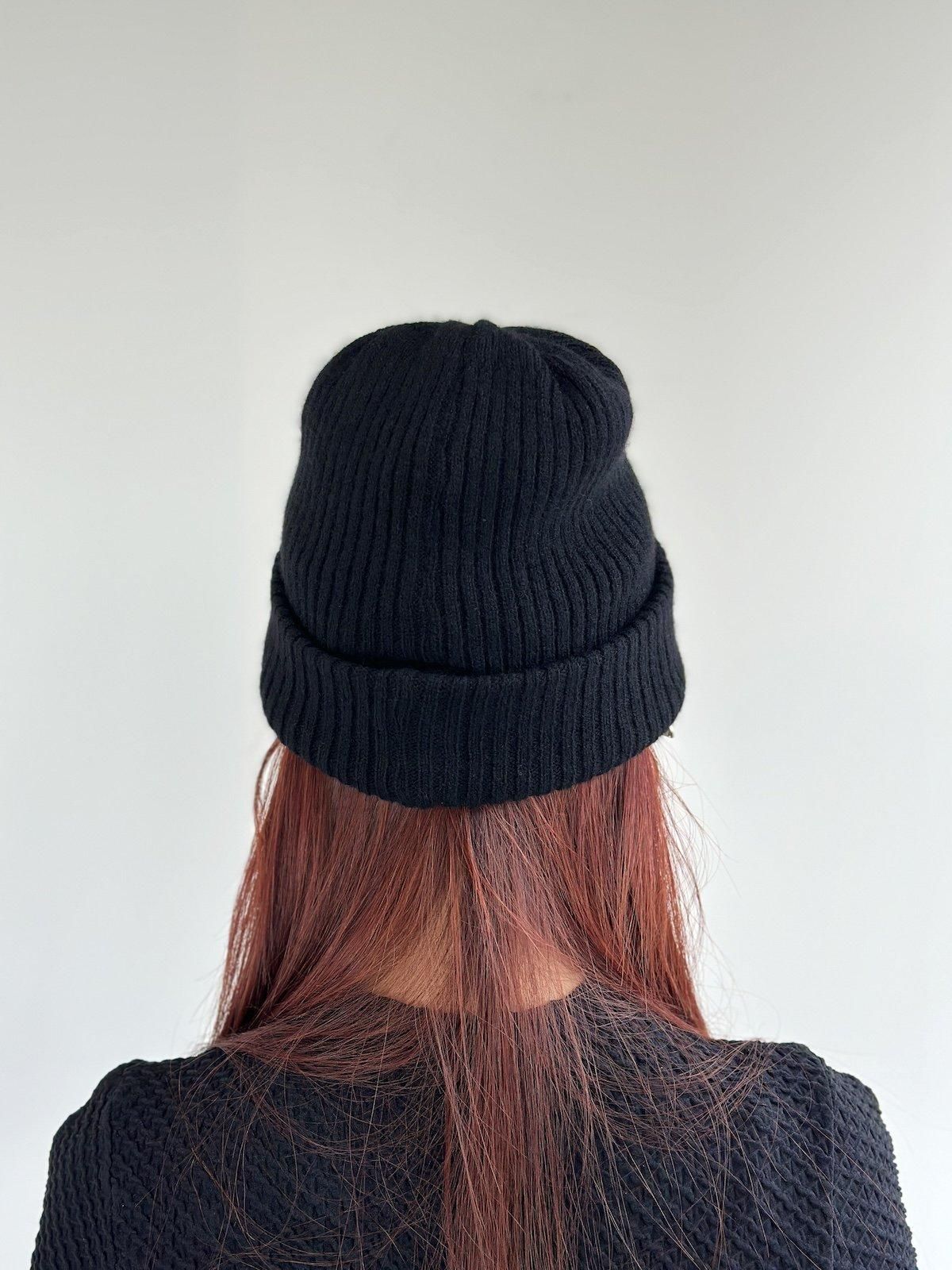 COMESANDGOES ニット帽 everyone ブラック everyone ニット帽