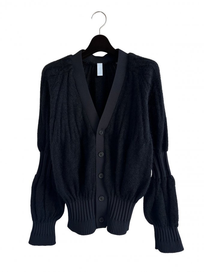 CFCLFLUTED MOHAIR CARDIGAN