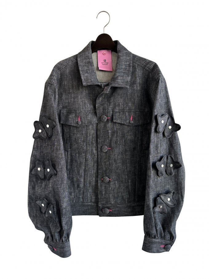 ANREALAGE(anrealage homme)١ nori enomoto DENIM JACKET