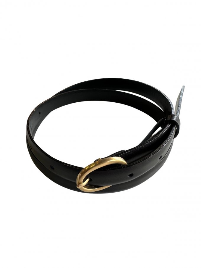 Mame KurogouchiCow Hide Leather Narrow Belt (֥å)