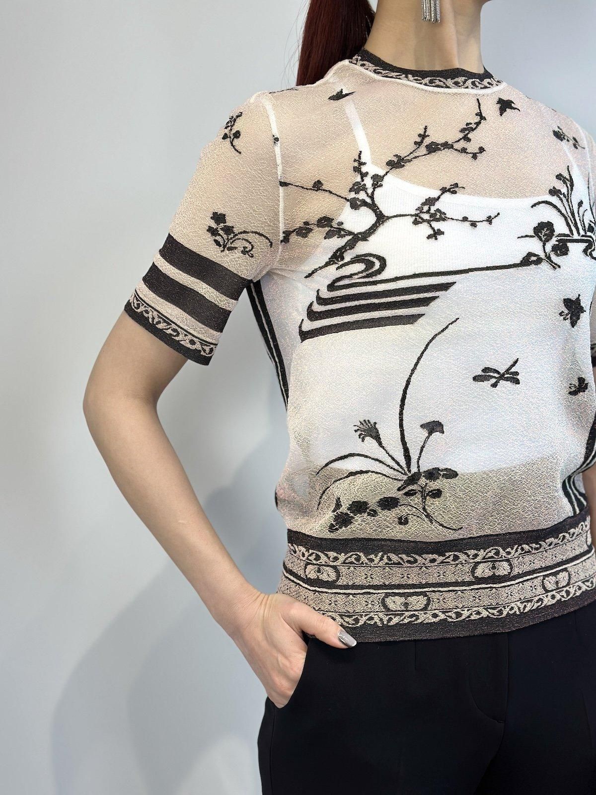 マメクロゴウチ mame 螺鈿 Tシャツ カットソー マメクロゴウチ mame 螺鈿 Tシャツ カットソー - メルカリ