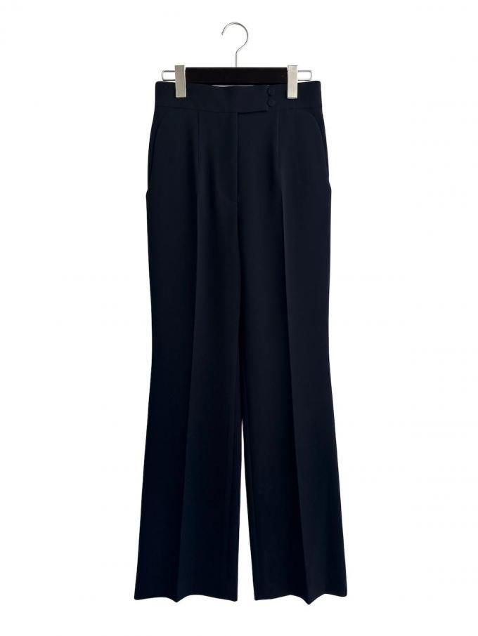 Mame KurogouchiAcetate Polyester High Waisted Center Creased Suit Trousers