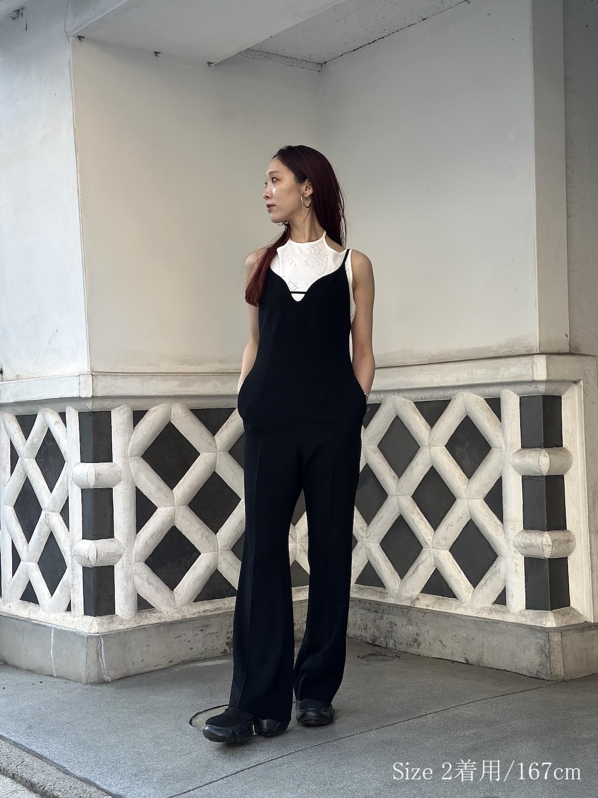 Mame Kurogouchi：Triacetate Polyester Georgette Jumpsuits