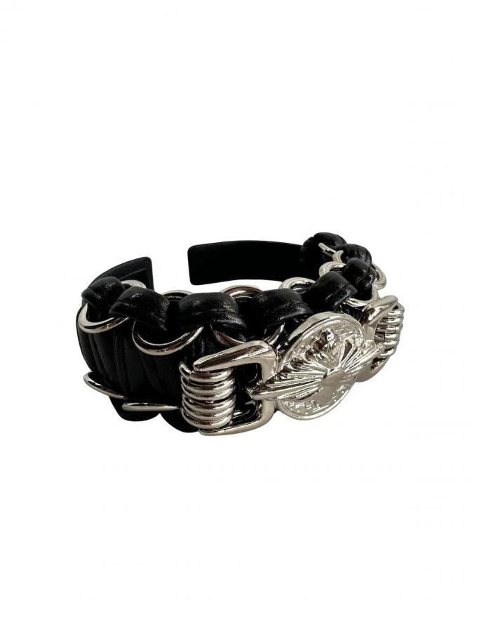 TOGA TOOLEATHER BRAID BANGLE