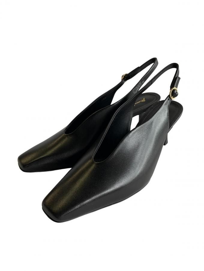 Mame KurogouchiCurved Line Sling Back Heels