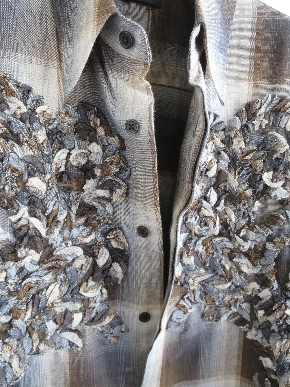 【TAAKK】チェック柄 TAAKK - 【25AW】チェック エンブロイダリー 長袖 シャツ