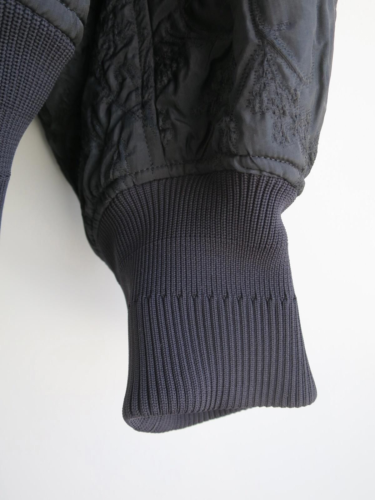 マメ Floral Jacquard Triple Cloth Jacket-フローラルジャカード