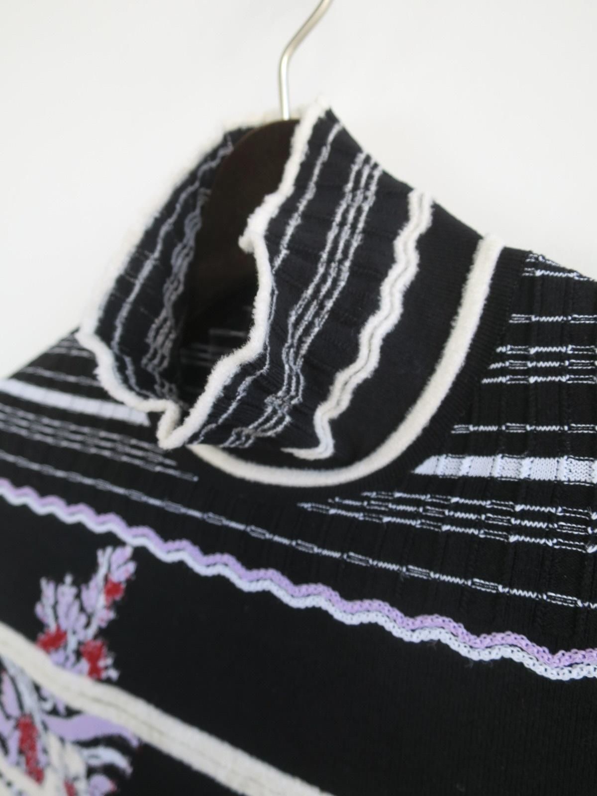 MameKurogouchi　FloralJacquardKnittedTop MameKurogouchi FloralJacquardKnittedTop - メルカリ