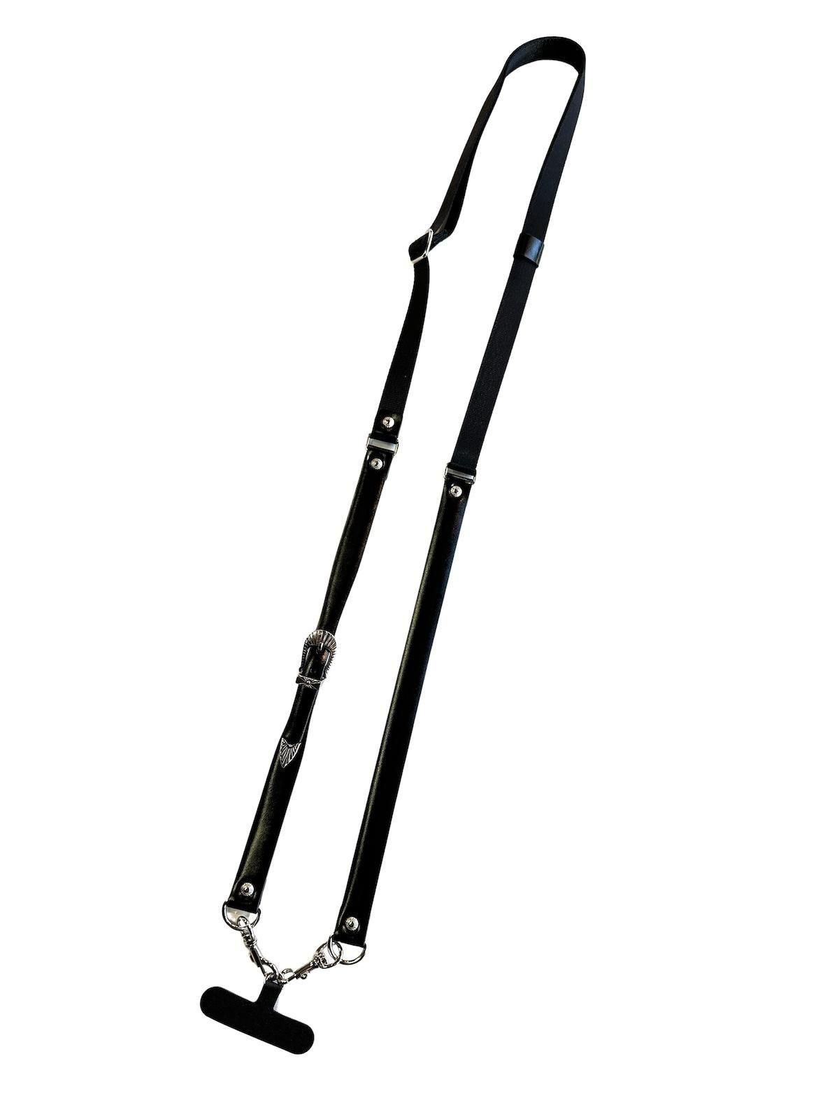 【早い者勝ち】TOGA phone handle strap(black) TOGA TOO TOGA TOO Leather braid phone handle strap